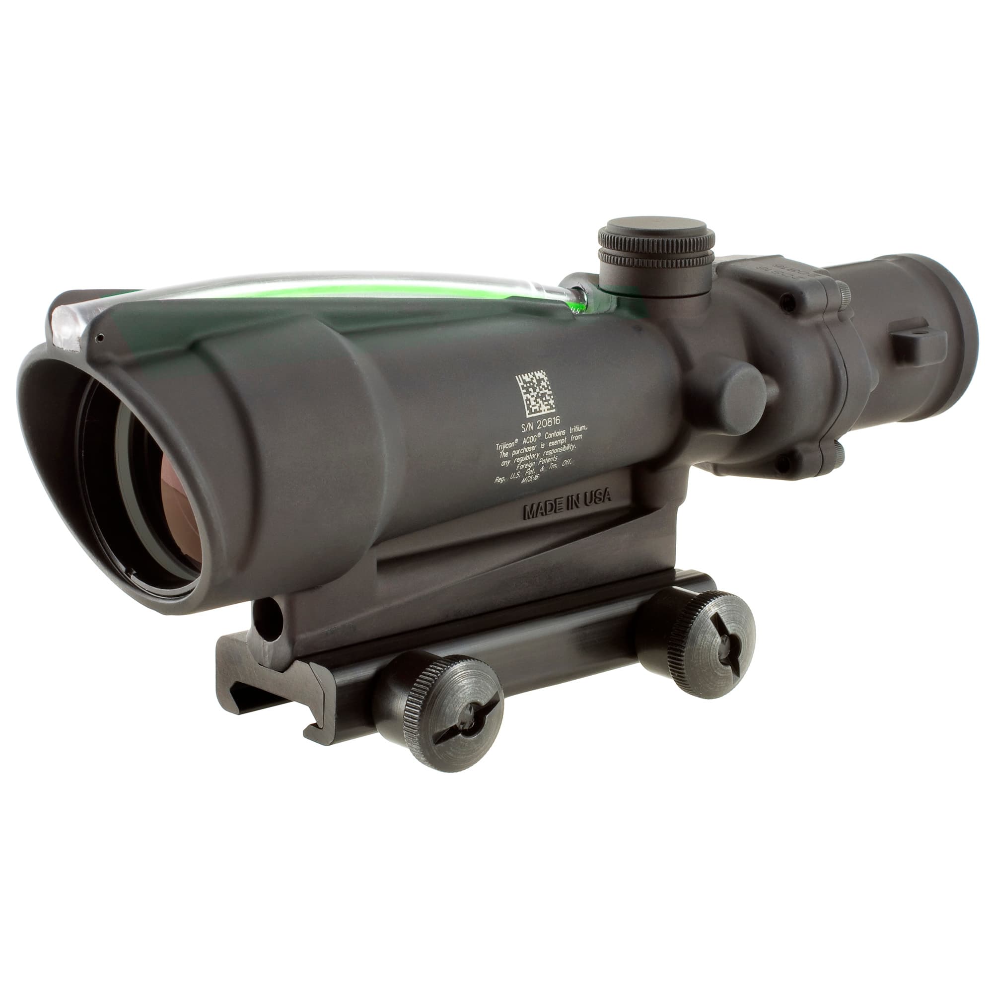 Trijicon ACOG 3.5x35mm Matte Black Green Horseshoe BDC Reticle with TA51 Mount