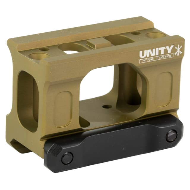Unity Tactical FAST MICRO-S FDE Optic Mount for Aimpoint Comp M5B Duty RDS 30mm Micro-S