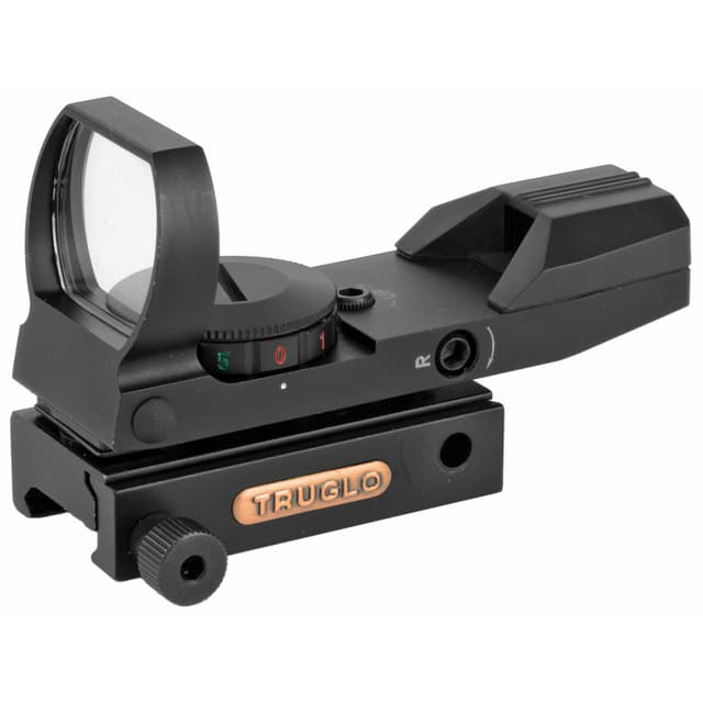 Truglo Open Dot Sight 34mm 5 MOA Red Green Dual Color Picatinny