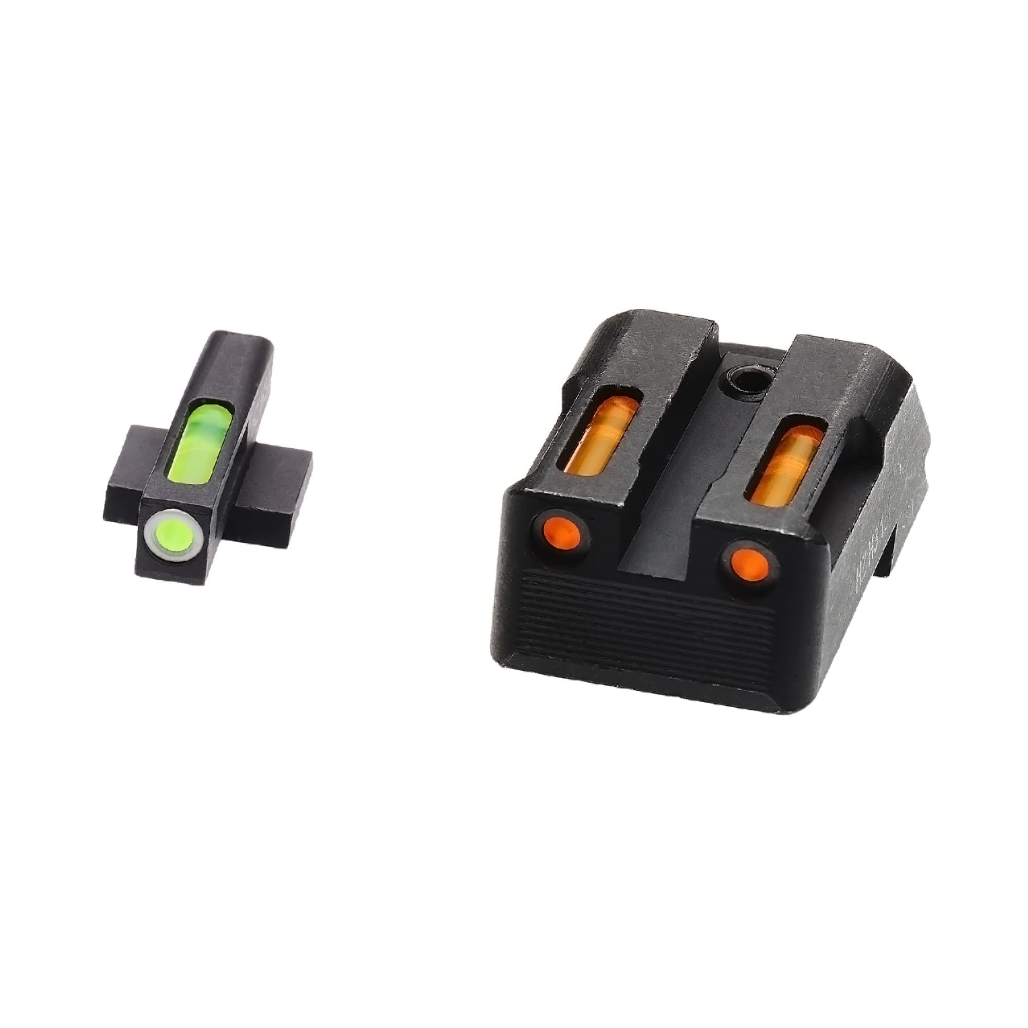 Hiviz LiteWave H3 Kimber 1911 Tritium Front Rear Green White Sights
