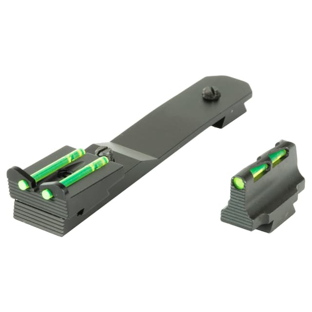 Hiviz LiteWave Front and Rear Sight for Henry Rifles Green