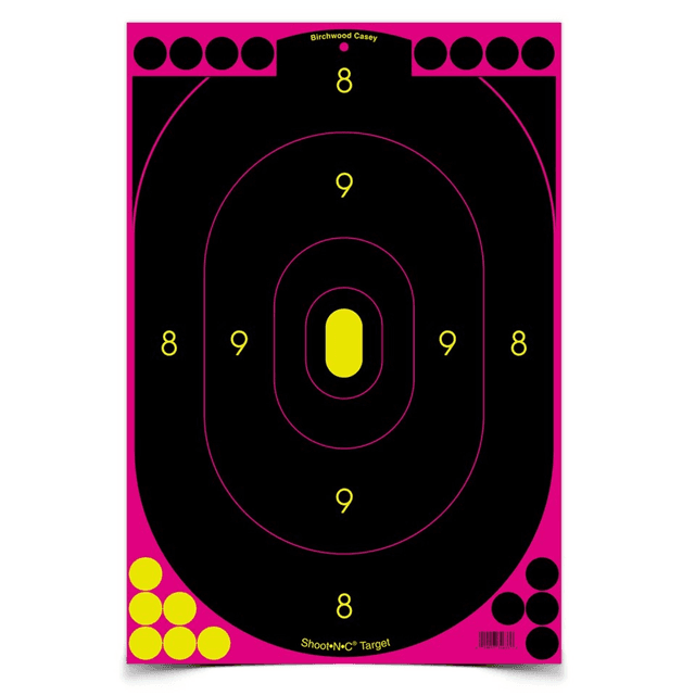 Shoot-N-C 12 x 18 Inch Pink Silhouette Target - BC-34635