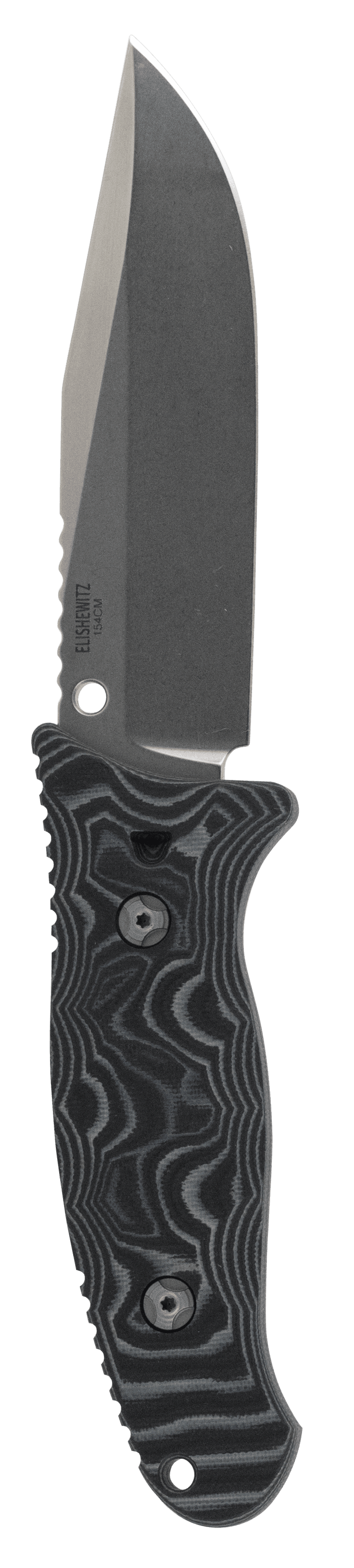 Hogue 35279 EX-F02 4.50" Fixed Clip Point Plain Black 154CM SS Blade/G-Mascus Black G10 Handle