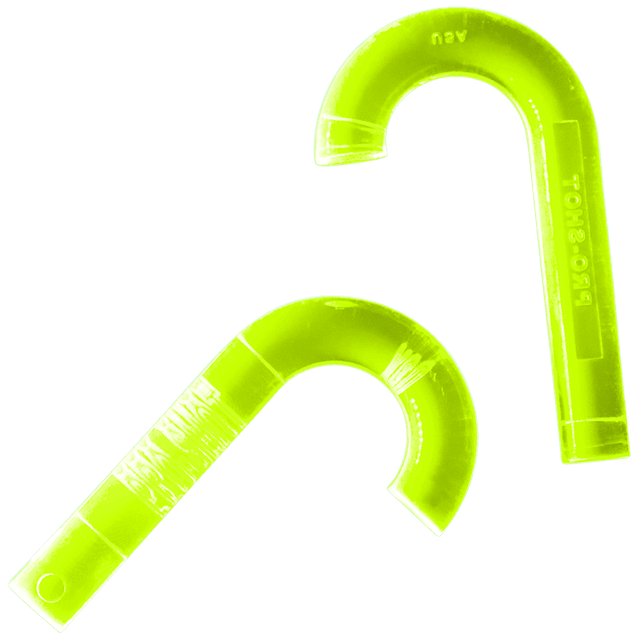 Pro-Shot BLGREEN2PK UV Bore Light .22 Cal/ 9mm & Up Rifle/Pistol Fiber Optic Illuminator Neon Green 2 Pack
