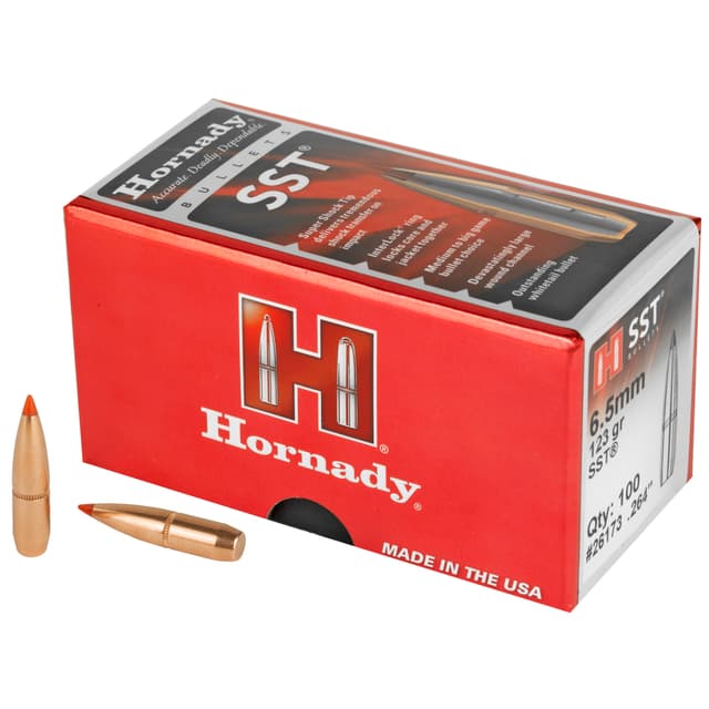 Hornady SST Bullets 6.5mm .264" 123 gr SST 100/ct