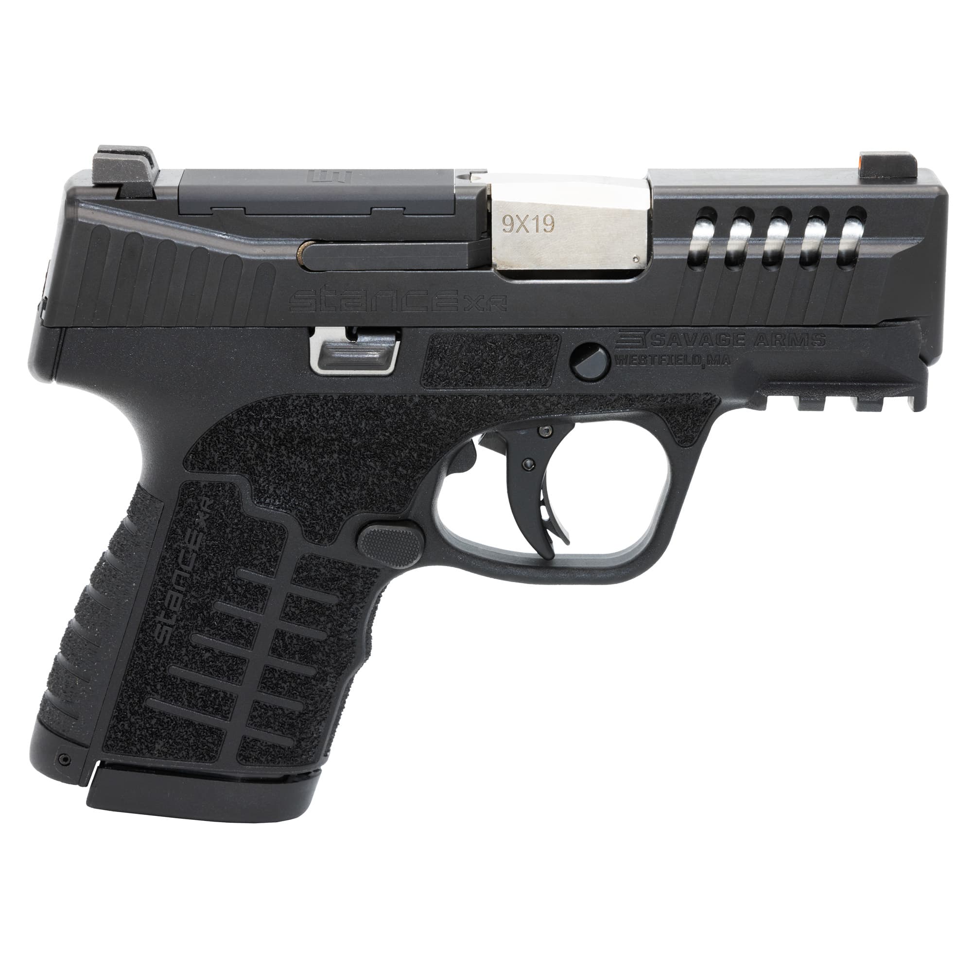 Savage, Stance XR, 9mm Luger, 3.20 inch Barrel, 13+1 Rounds, Stainless Slide Nitride Frame Glass Filled Nylon Grip