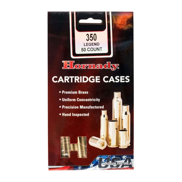 Hornady Rifle Cartridge Cases 350 Legend Unprimed 50 pk.