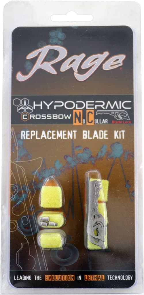 Rage Replacement Blade Kit Hypodermic NC Crossbow