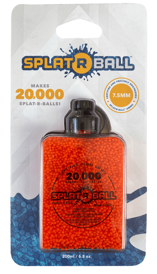 Splat R Ball 950022 Water Beads 7-7.5mm Polymer/ 20,000 Per Bottle