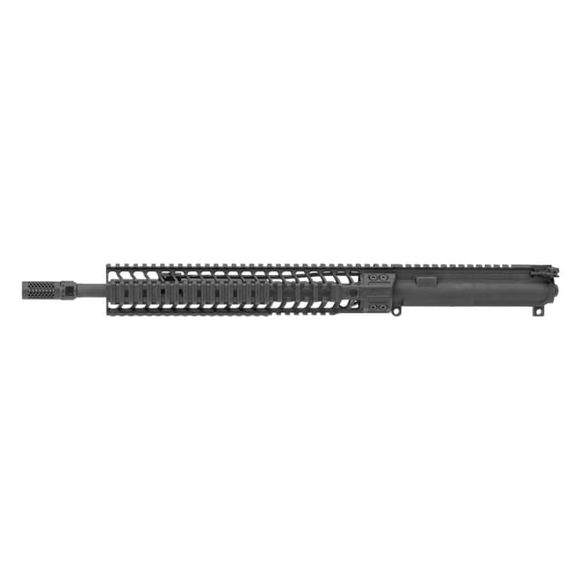 Spikes Tactical 556 Upper 14.5 Pinned 16 OAL Mid Length AR Rifle Quad Rail 1:7