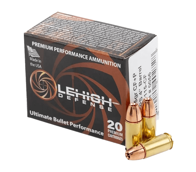 Wilson Combat LA9115CF 9mm Luger Controlled Fracturing 115 Grain 20 Rounds