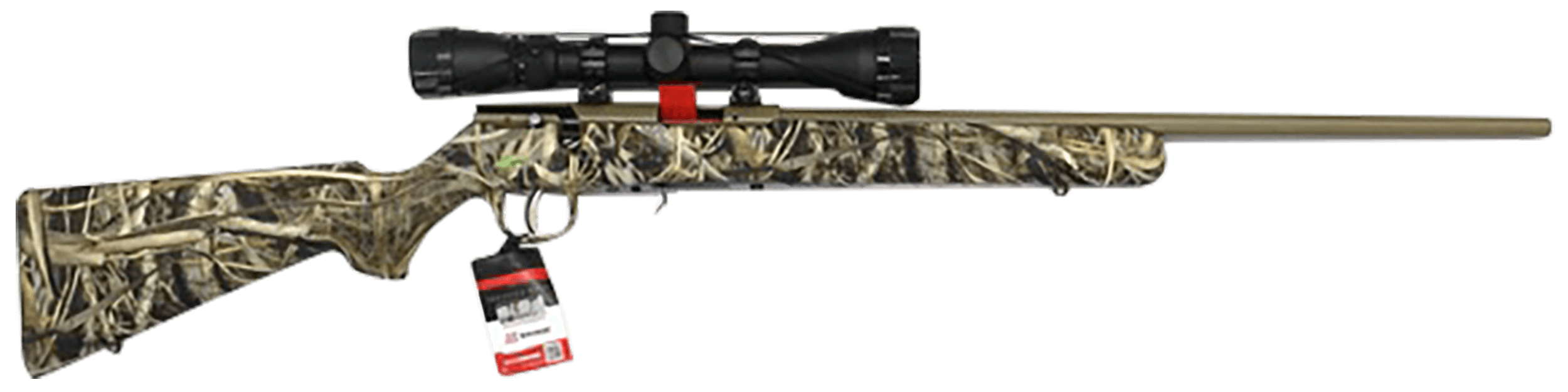 Savage Arms 93 XP 17 HMR 21 Inch 10+1 Coyote Tan Cerakote Brush Camouflage