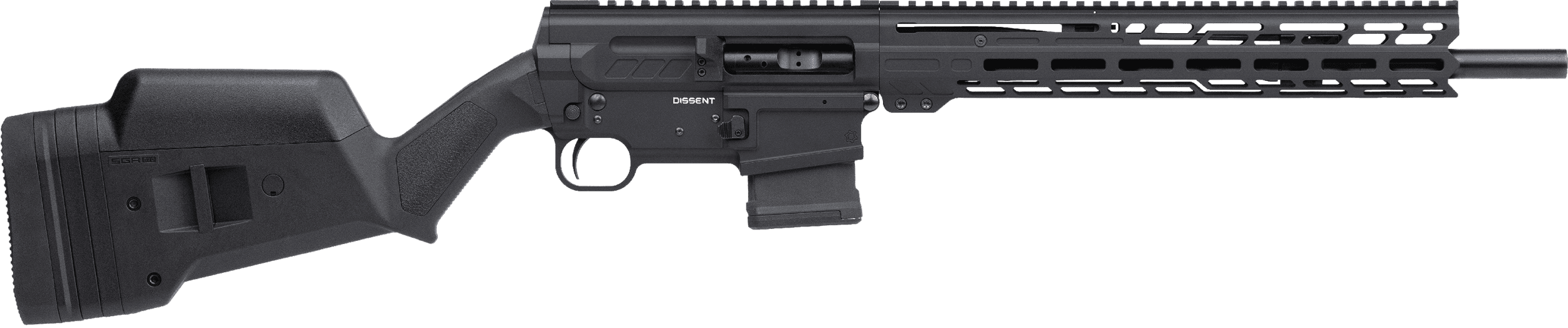 CMMG Dissent BR4 5.56 16.10" 10rd Aluminum Receiver Magpul SGA