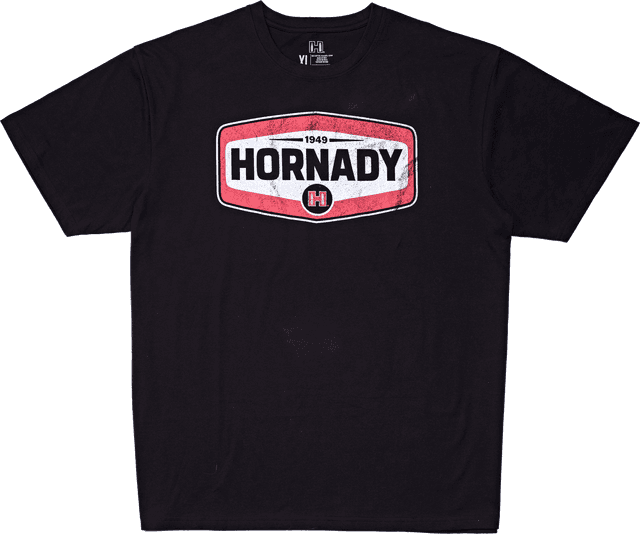 HORN 99607M HORNADY BLACK TSHIRT MD