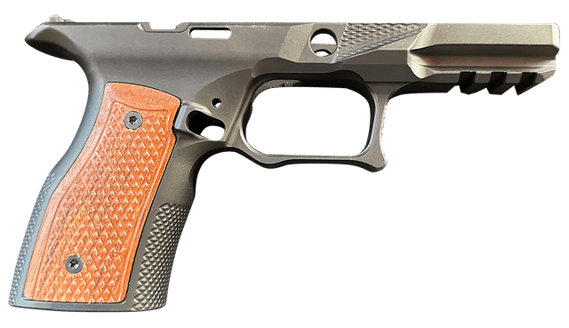 Sharps Bros SBGM16 Echelon Grip Module Black Anodized 7075 Aluminum Frame Cherry Grip