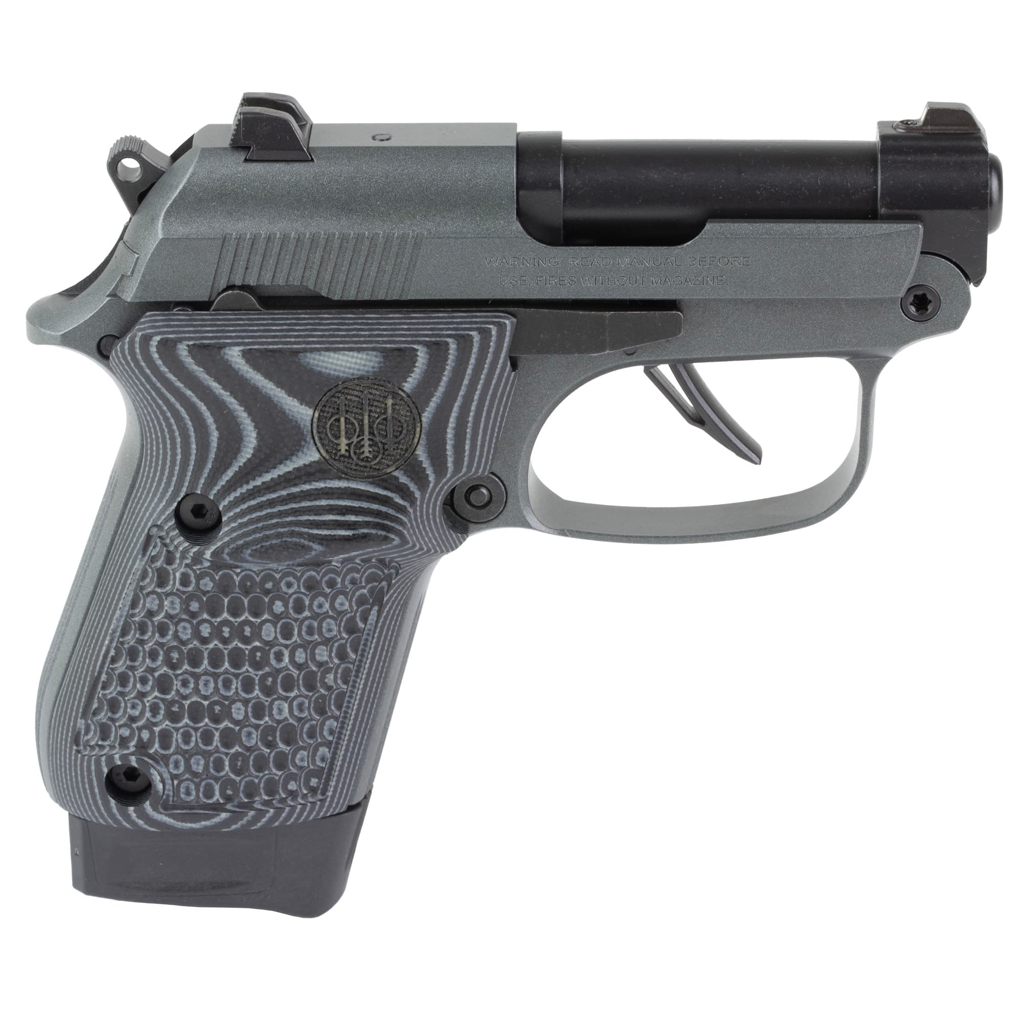 Beretta 20X Bobcat .22 Long Rifle 2.40" 8+1 Silver Cerakote Slide Black Frame