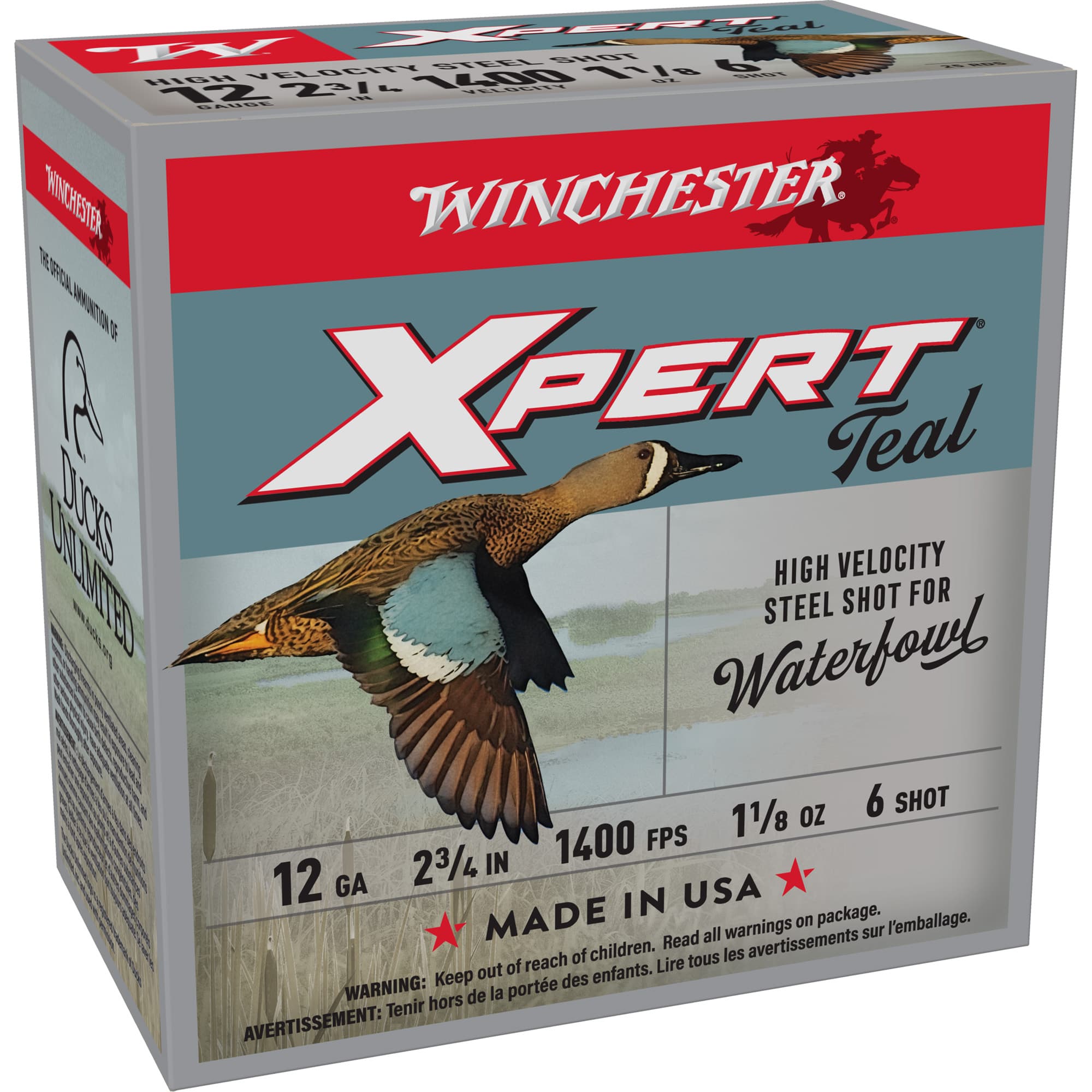 Winchester Super X Xpert High Velocity 12 Gauge High Velocity Steel Shot 1 1/8 oz 25 Rounds