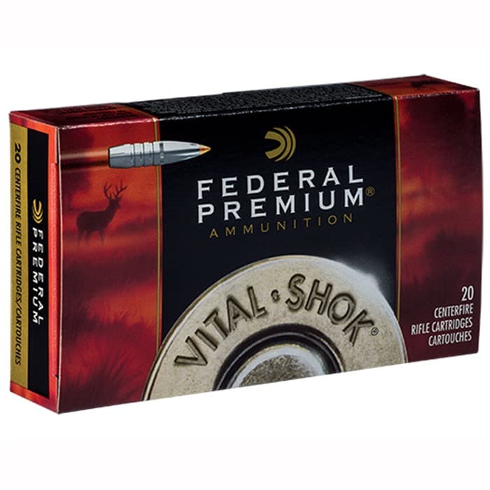 Federal Vital-Shok 270 Weatherby Magnum Trophy Bonded Tip 130 Grain 20 Rounds