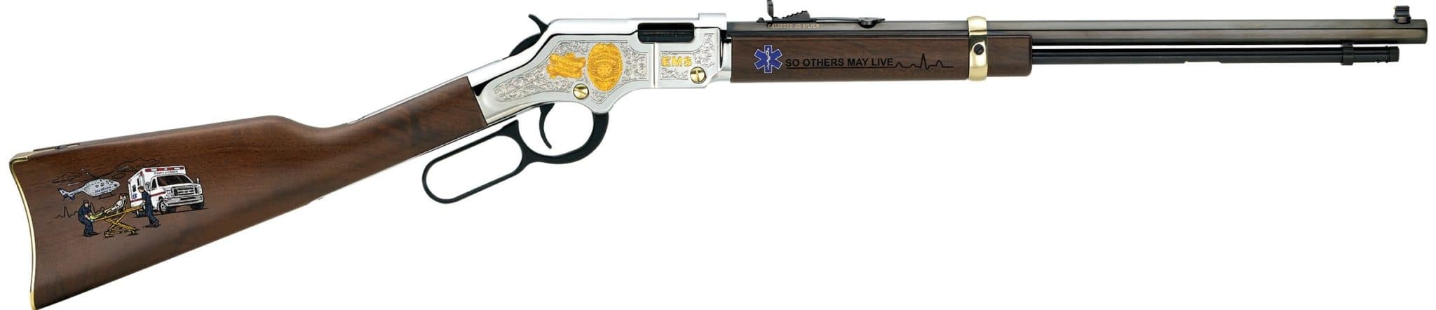 Henry Repeating Arms EMS Tribute Golden Boy .22LR 20" 17 Rounds Brass Walnut