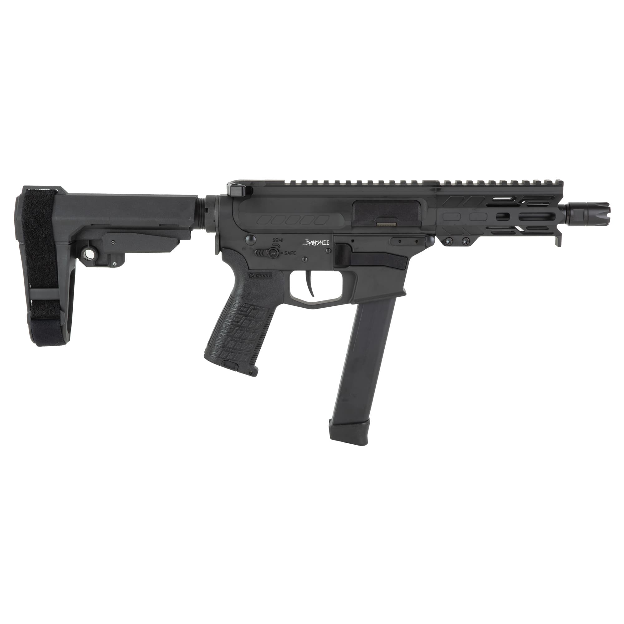 CMMG Banshee MkG 9mm 5" 33+1 Polymer CMMG Zeroed Grips M-LOK Handguards