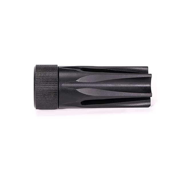 Faxon Firearms Muzzlok 7.62X39 Ported Flash Hider Steel 1/2-28 Threads Nitride Finish