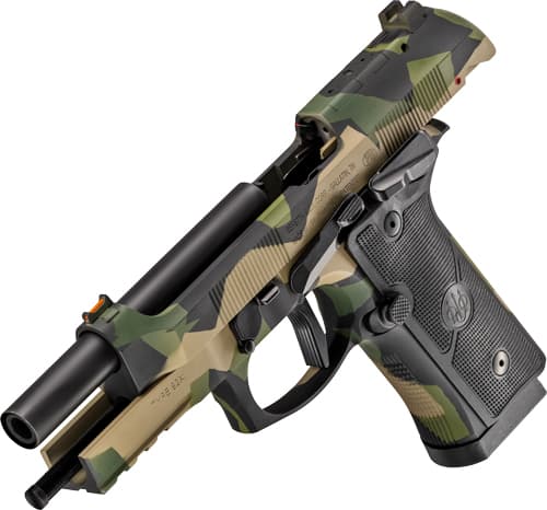 Beretta, 92Xi Sao, 9mm Luger, 4.7 in, 18+1, Splinter Camo Cerakote