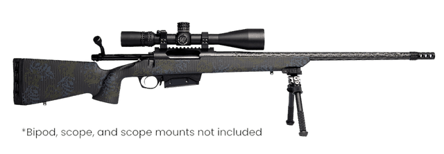 Horizon Firearms Vandal Carbon II 7mm Back Country 22" Black Fluted Barrel, Black Drilled & Tapped Receiver, Black Iota EKO X Carbon Fiber Stock