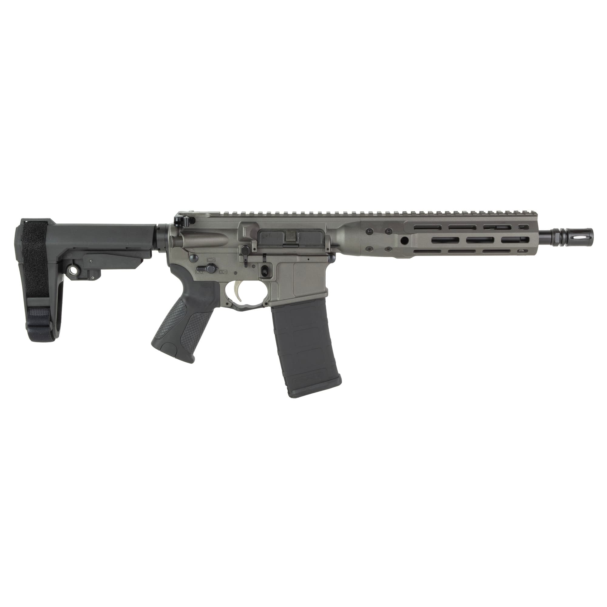 LWRCI IC-DI 5.56 NATO 10.5in 30rd Tungsten Gray SBA3 Brace MLOK