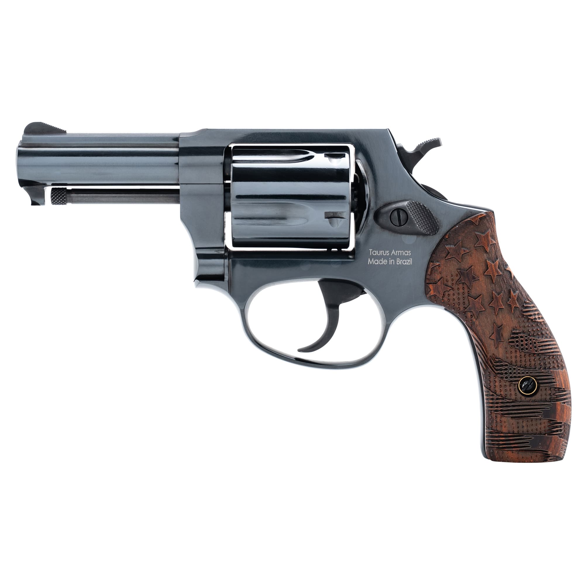 Heritage Manufacturing, Roscoe, .38 Special, 3 inch, 5 Rounds, Blued Wood