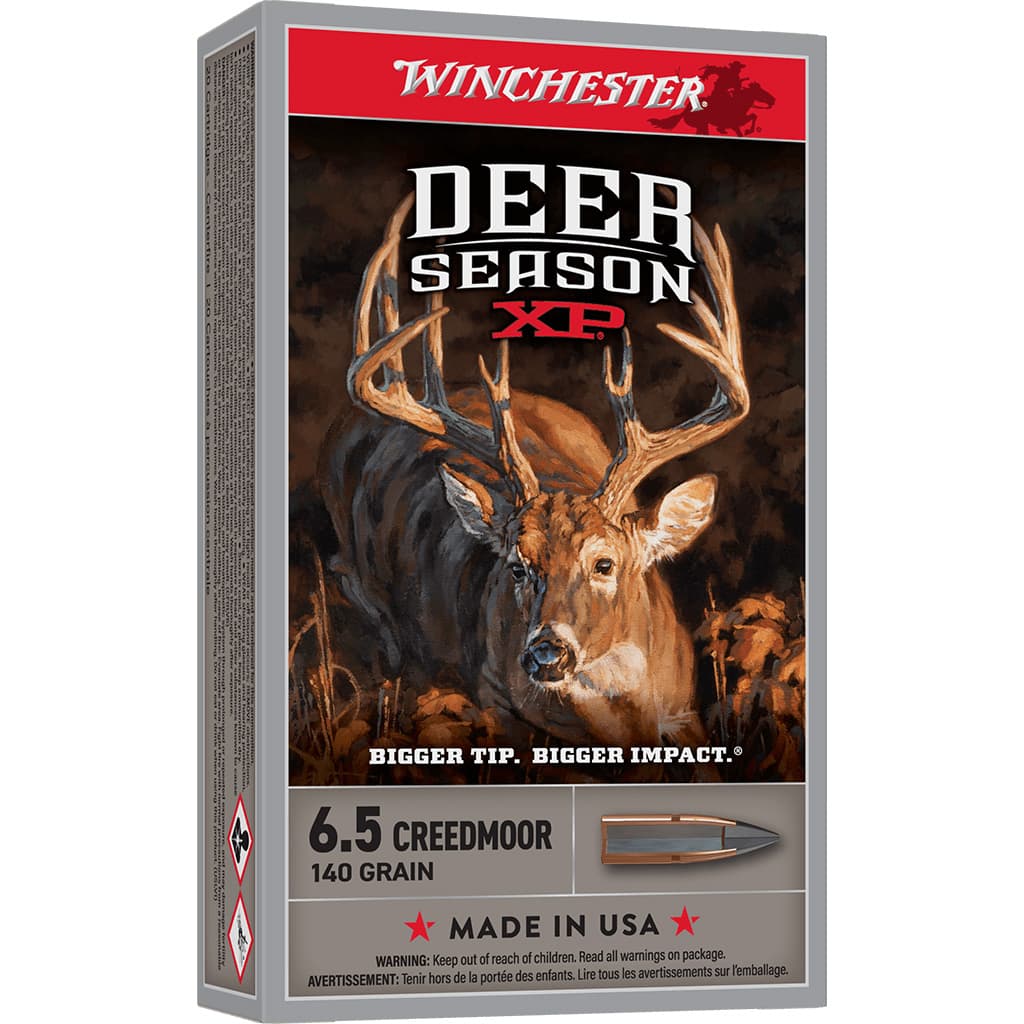 Winchester, Deer Season Xp, 6.5 Creedmoor, Expanding, 140 Grain, 20 Rounds