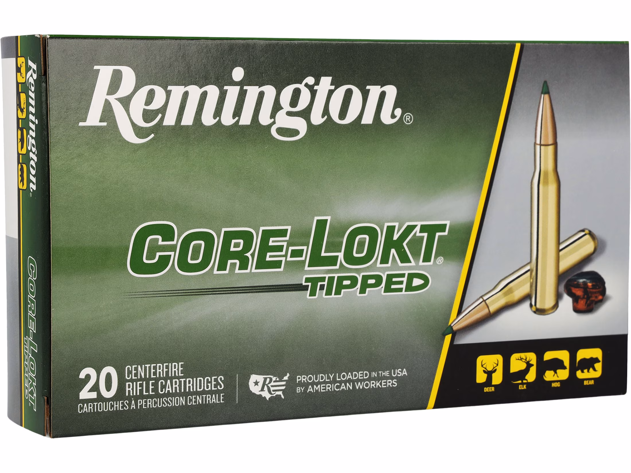 Remington, Core-Lokt, 300 Remington Ultra Magnum, Tipped, 180 Grain, 20 Rounds