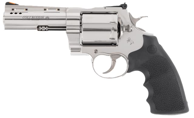 Colt Kodiak 44 Magnum 4.25 in 6 Round Stainless Steel Unfluted