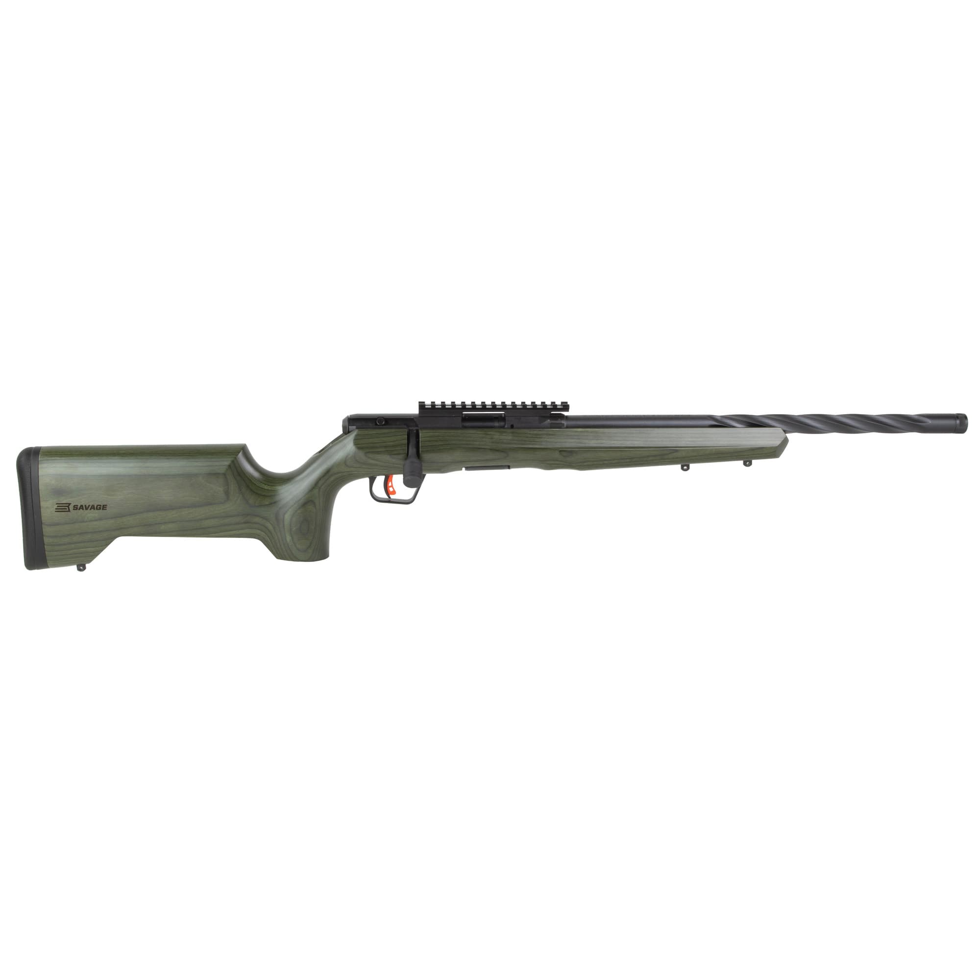 Savage B22 Mag Timber Tact 22 WMR 18 Inch 9 Rounds OD Green Laminate
