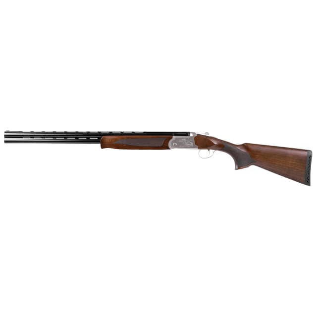 Girsan Balikli Blue Label 20 Gauge Break Open 2.50" 2rd 26" Blue Polished Over/Under Vent Rib Barrel, Engraved Silver Aluminum Receiver, Fixed Turkish Walnut Stock, 5 Mobil Chokes