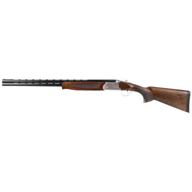 Girsan Balikli Blue Label 28 Bore Break Open 2.50" 2rd 26" Blue Polished Over/Under Vent Rib Barrel, Engraved Silver Aluminum Receiver, Fixed Turkish Walnut Stock, 5 Mobil Chokes