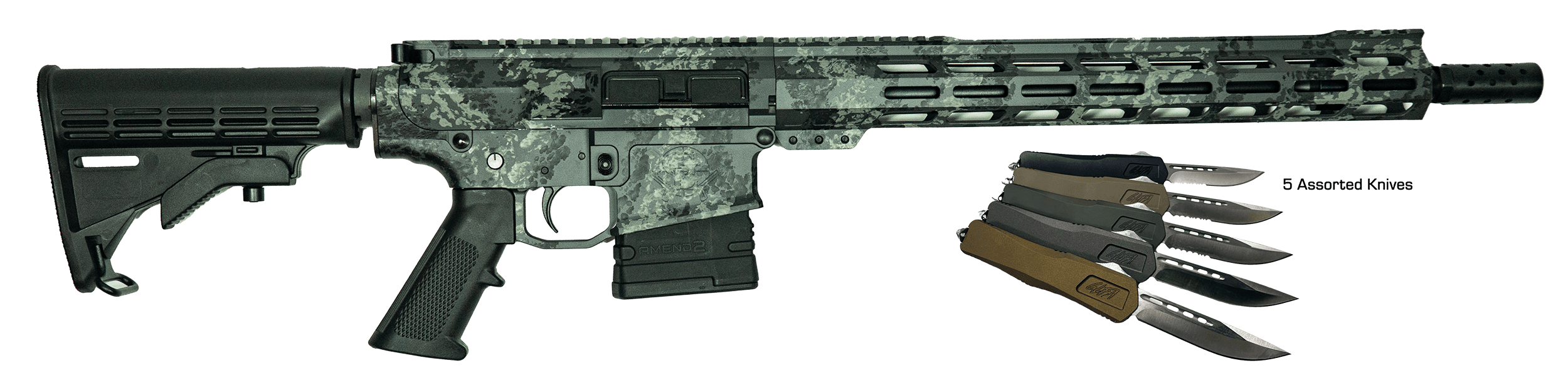 GLFA GL10 LGRY-BUNDLE 308 AR10 RIFLE LICHEN-GRY