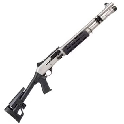 PANZER ARMS M4 SPEED PRO 12G 18.5" PORTED BBL, MARINE/NICKEL, MLOK HG, 5RD