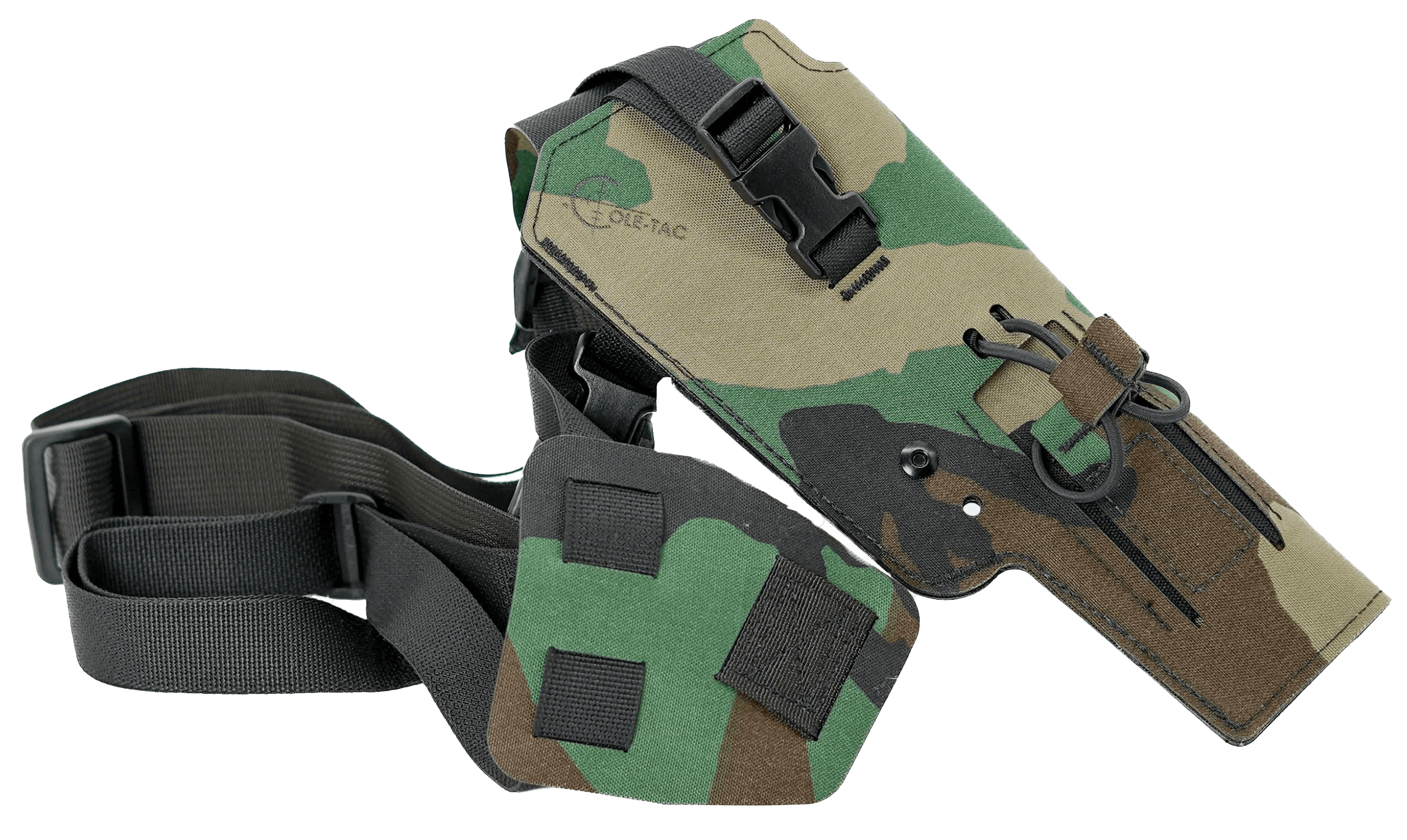 Cole-tac VW216 Varmint Wrangler Pistol Holder M81 Woodland Left Hand