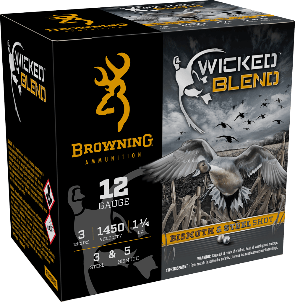 Browning Wicked Blend 12 Gauge Shot 1 1/4 oz 25 Rounds