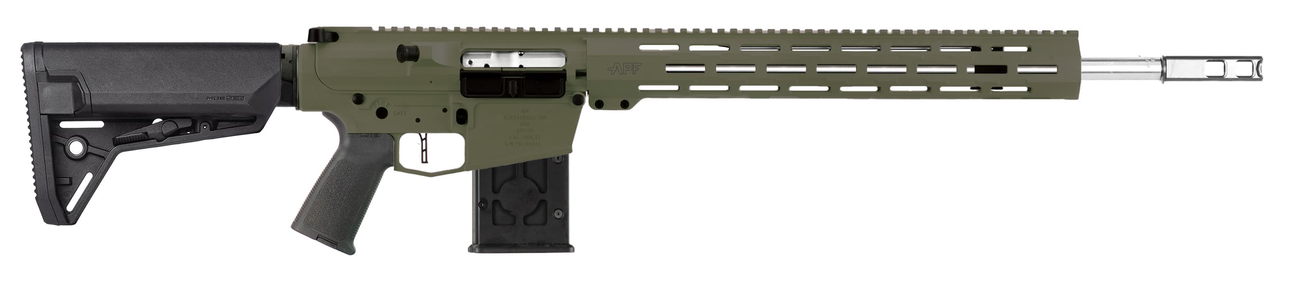 Apf Dmr 2.0 22-250 Odg 18 Mlok Magpul Sl-s
