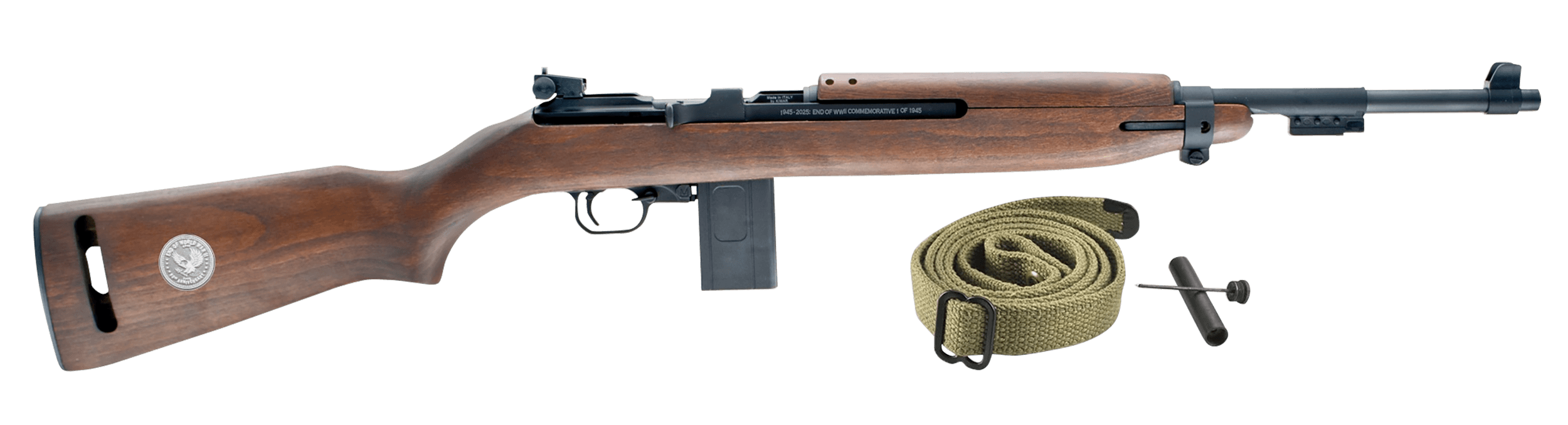 Chiappa Firearms 500279 M1-22 Commemorative Edition 22 LR 10+1 18" Blued Barrel, Fixed Walnut Stock