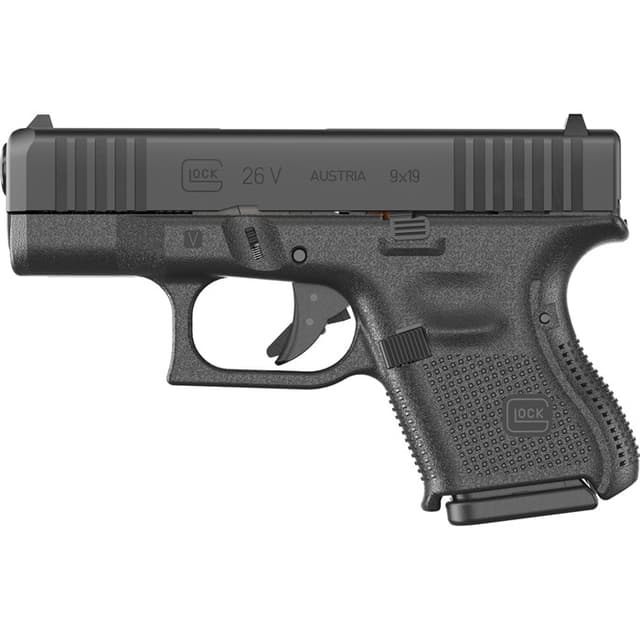 Glock G26 V 9mm 3.43" 10rd Subcompact Pistol