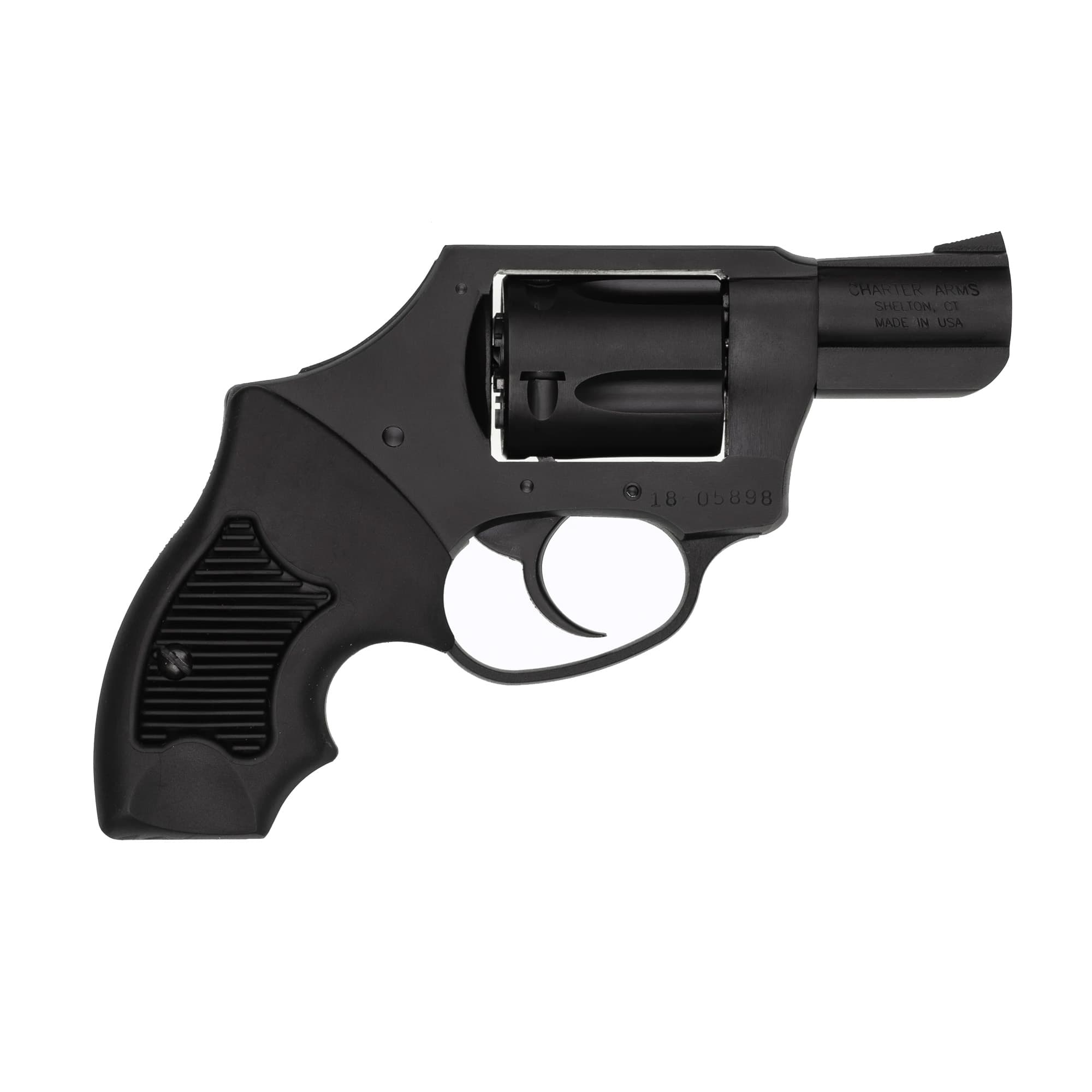 Charter Arms Undercover Revolver 38 Spl. Black Compact Grip Double 2 in. 5 rd.