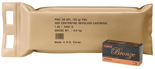 Pmc Bronze Battle Pack .38 Special Full Metal Jacket 132 Grain 300 Rounds