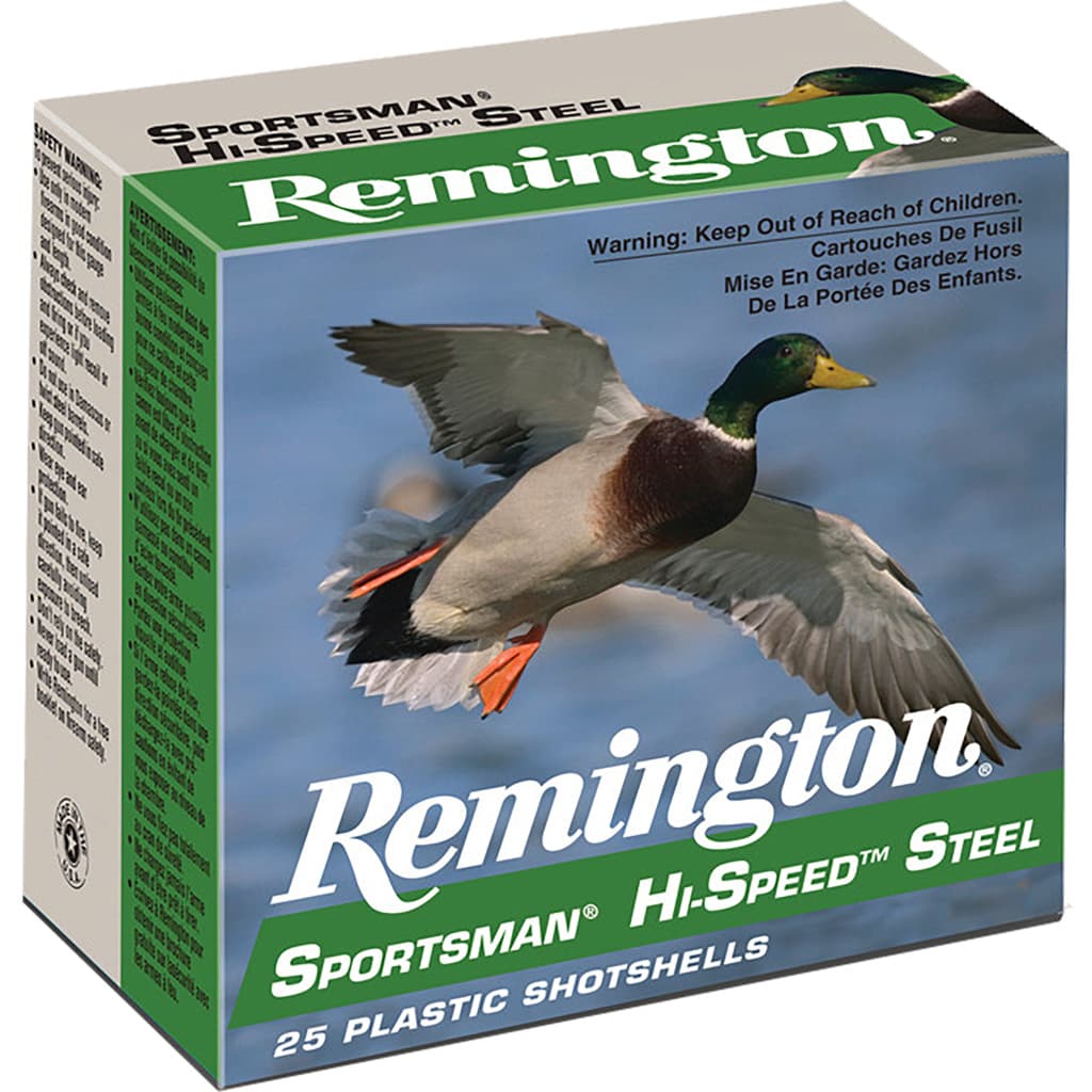 Remington Sportsman Hi-Speed Steel 12 Gauge BB Shot 1 1/8 Ounce 25 Rounds