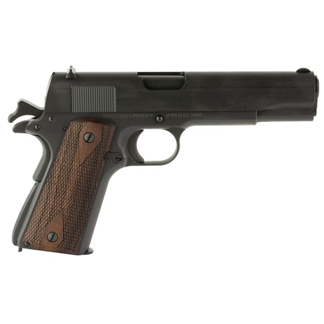 Tisas 1911A1 Pistol - Black | .45ACP | 5" Barrel | 7rd | "Armed Services Family" Edition