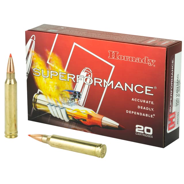 Hornady Superformance 300 Winchester Magnum Super Shock Tip 180 Grain 20 Rounds