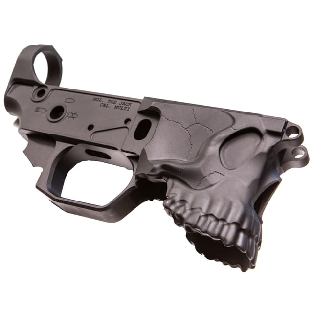 Sharps Bros SBLR03 The Jack Stripped Lower Multi-Caliber Black Anodized Finish 7075-T6 Aluminum Compatible w/Mil-Spec AR-15 Internal Parts