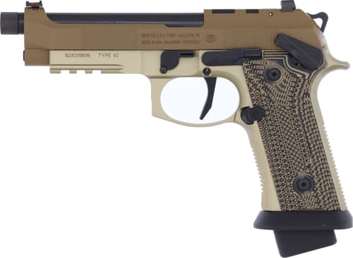 Beretta 92Xi Sabbia 9mm Luger 4.7in 22 Rounds Flat Dark Earth
