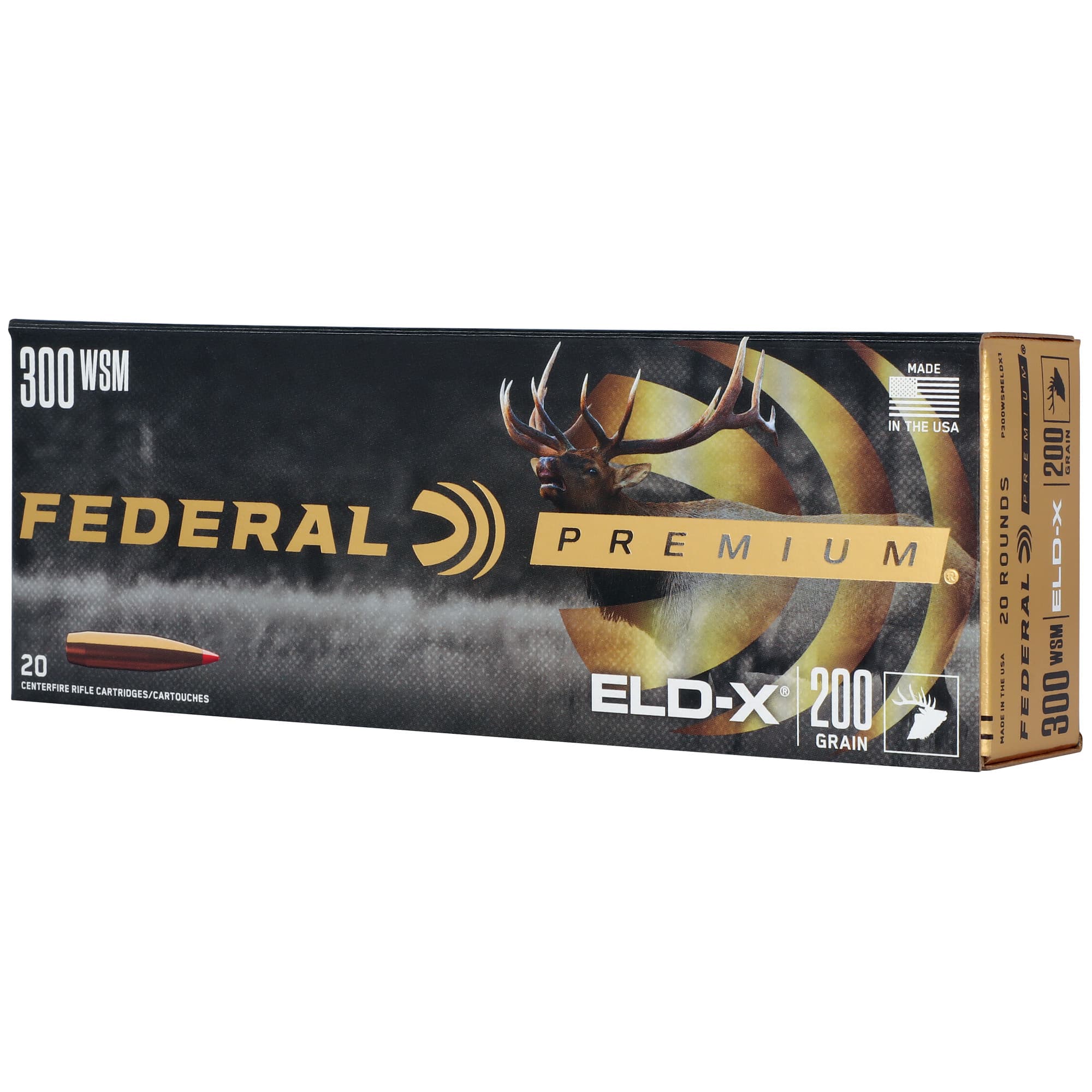 Federal Premium Rifle Ammo 300 WSM 200 gr. ELDX 20 rd.